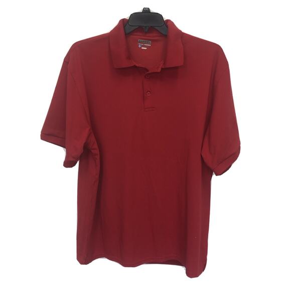 Zorrel Cotton Blend 3XL Shirt Sleeve Red Polo - Picture 1 of 5
